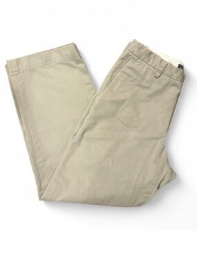 Men's Banana Republic Rexlaxex Fit Flat Front Classic Khaki Pants Size W32 x L30